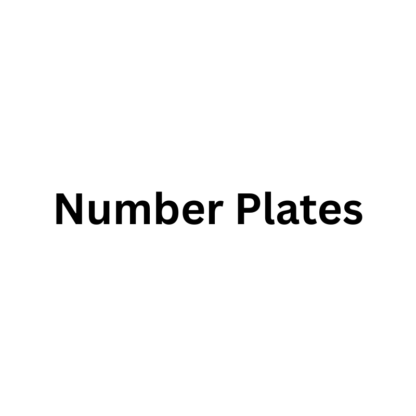 Number Plates